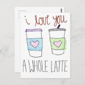 愛してるよ、とってもたくさん ポストカード (正面/裏面)