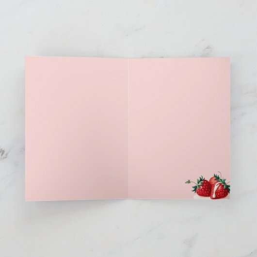 愛してるよ、とっても、赤い苺のバレンタインズ♪ シーズンカード (内部)