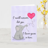 愛してるよ とんでもない量 象のカード カード (黄色い花)