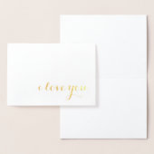 愛してるよ ゴールド箔 箔カード (ディスプレー)