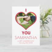 愛してるよ ハッピー バレンタイン シーズンカード (スタンド正面)