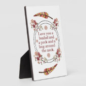 愛してるよ、ブッシェルとペック フォトプラーク (側面)