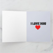 愛してるよ、ベイビー エンジェルス ブーゲレウ カード (内部)