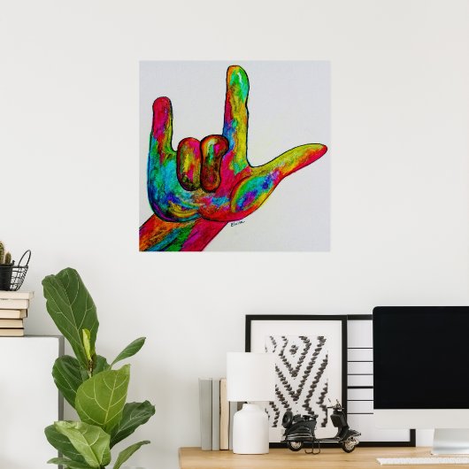 愛してるよ ポスター (ホームオフィス)