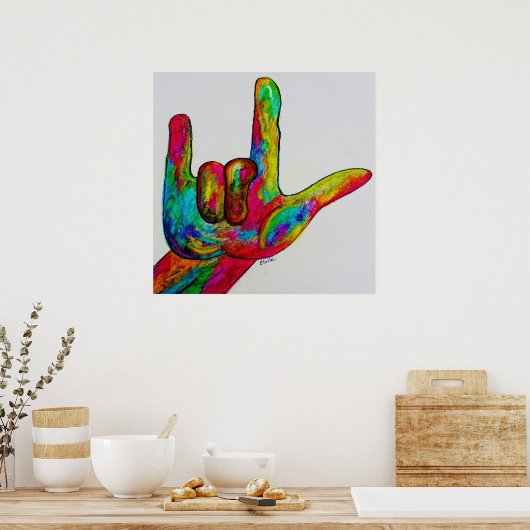 愛してるよ ポスター (キッチン)