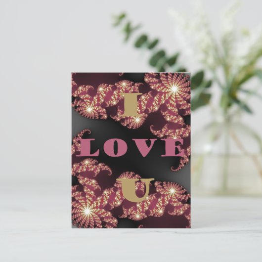 愛してるよ ポストカード (スタンド正面)