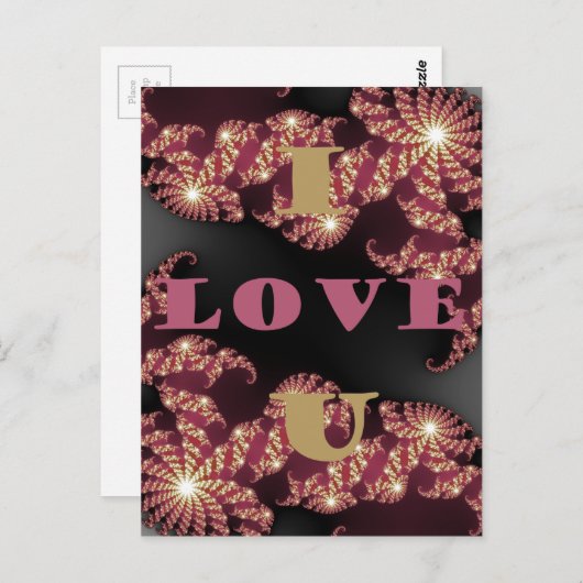 愛してるよ ポストカード (正面/裏面)