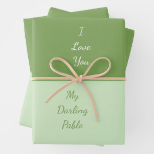 愛してるよ ラッピングペーパーシート