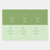 愛してるよ ラッピングペーパーシート (正面)