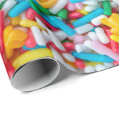 愛してるよ！ラブリーなシュガー・スプリンクルズのメッセージと一緒に！ ラッピングペーパー (ロールコーナー)