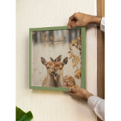 愛してるよ、双子の子鹿、森の壁画 ポスター