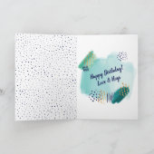 「愛してるよ、山羊座」〔占星術の〕十二宮図抽象芸術カード カード (内部)