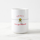 愛してるよ!絵文字 コーヒーマグカップ (中央)