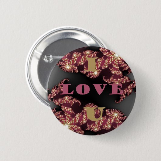 愛してるよ 缶バッジ (正面&裏面)