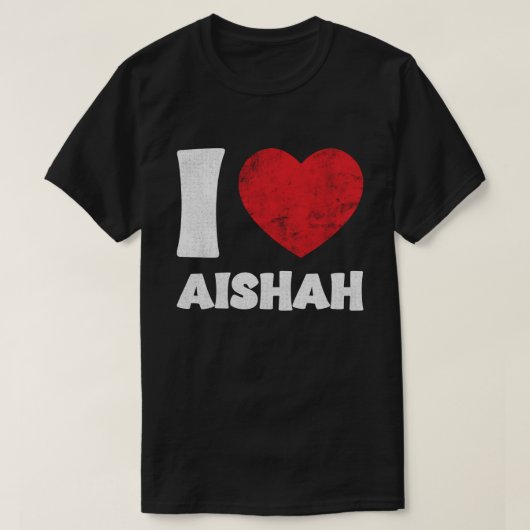 愛してるアイシャ Tシャツ (デザイン正面)
