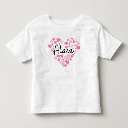 愛してるアライア - アライアに愛を捧げて トドラーTシャツ (正面)