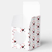 愛してるカラフルハート白 フェイバーボックス (オープン)