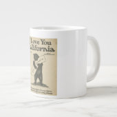 愛してるカリフォルニア·マグ ジャンボコーヒーマグカップ (正面右)