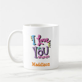 愛してるカワイイ コーヒーマグカップ