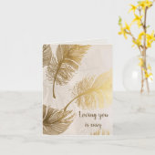 愛してるカード カード (黄色い花)