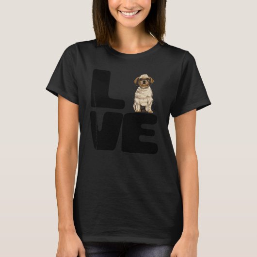 愛してるシー・ツー・犬 Tシャツ (正面)