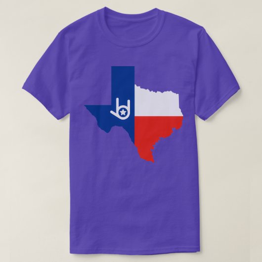 愛してるテキサス州 Tシャツ (デザイン正面)