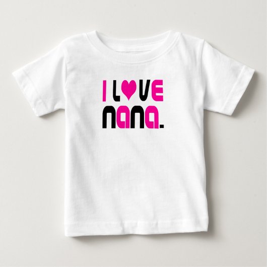 愛してるナナ ベビーTシャツ (正面)