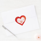 愛してるハート型シール ハートシール (封筒)