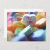 愛してるハート飴 ポストカード (正面/裏面)
