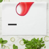 愛してるハート キッチンタオル (折り畳み)