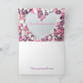 愛してるバレンタイン愛してる素敵なハート! カード (内部)