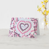 愛してるバレンタイン愛してる素敵なハート! カード (黄色い花)