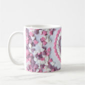 愛してるバレンタイン愛してる素敵なハート! コーヒーマグカップ (左)