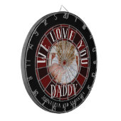 『愛してるパパの写真』 ダーツボード (正面左)