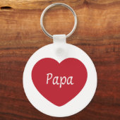 愛してるパパ キーホルダー (正面)