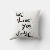 愛してるパパ クッション (裏面)