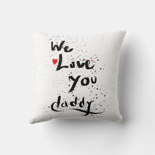 愛してるパパ クッション (裏面)