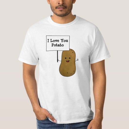 愛してるポテト Tシャツ (正面)