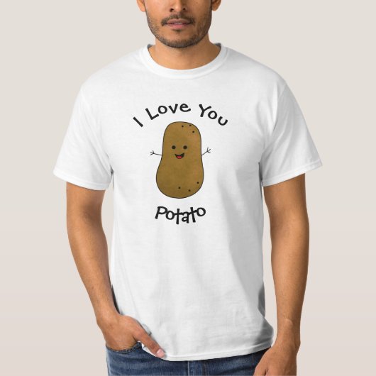 愛してるポテト Tシャツ (正面)
