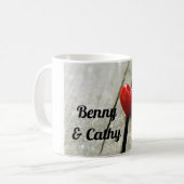 愛してるマグ コーヒーマグカップ (正面左)