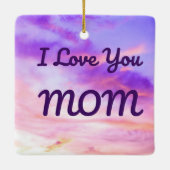 愛してるママオーナメント セラミックオーナメント (裏面)