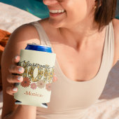 愛してるママヴィンテージ花 缶クーラー