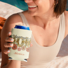 愛してるママヴィンテージ花 缶クーラー