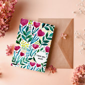 愛してるママ植物学イラストレーション シーズンカード