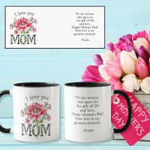 愛してるママ花カスタムのメッセージ/名前