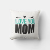 愛してるママ装飾用クッション クッション (正面)