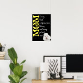 愛してるママ…あなたのプードルから ポスター (ホームオフィス)