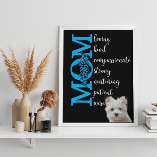愛してるママ…あなたのマルチーズ ポスター