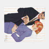 愛してるママ・ガール フリースブランケット (正面(横))