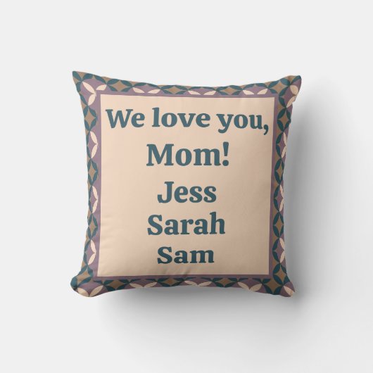 愛してるママ！ クッション (正面)